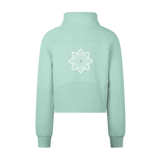 S.O.U.L Women's Cropped Half-Zip Sweatshirt