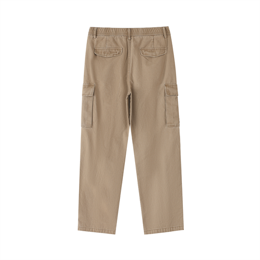 S.O.U.L Cotton Elastic-Waist Cargo Pants