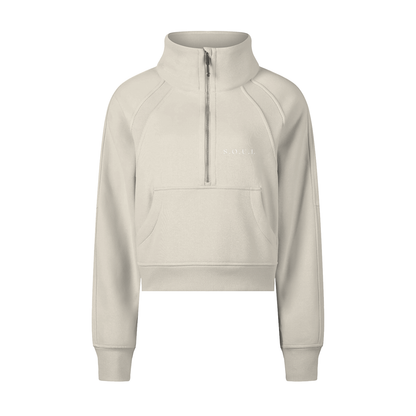 S.O.U.L Women'sCropped Half-Zip Sweatshirt
