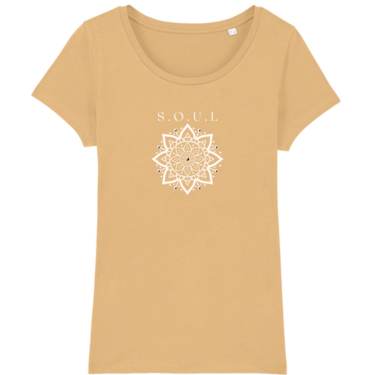 S.O.U.L 100% Organic Cotton Women's Boxy T-shirt (Nispero)
