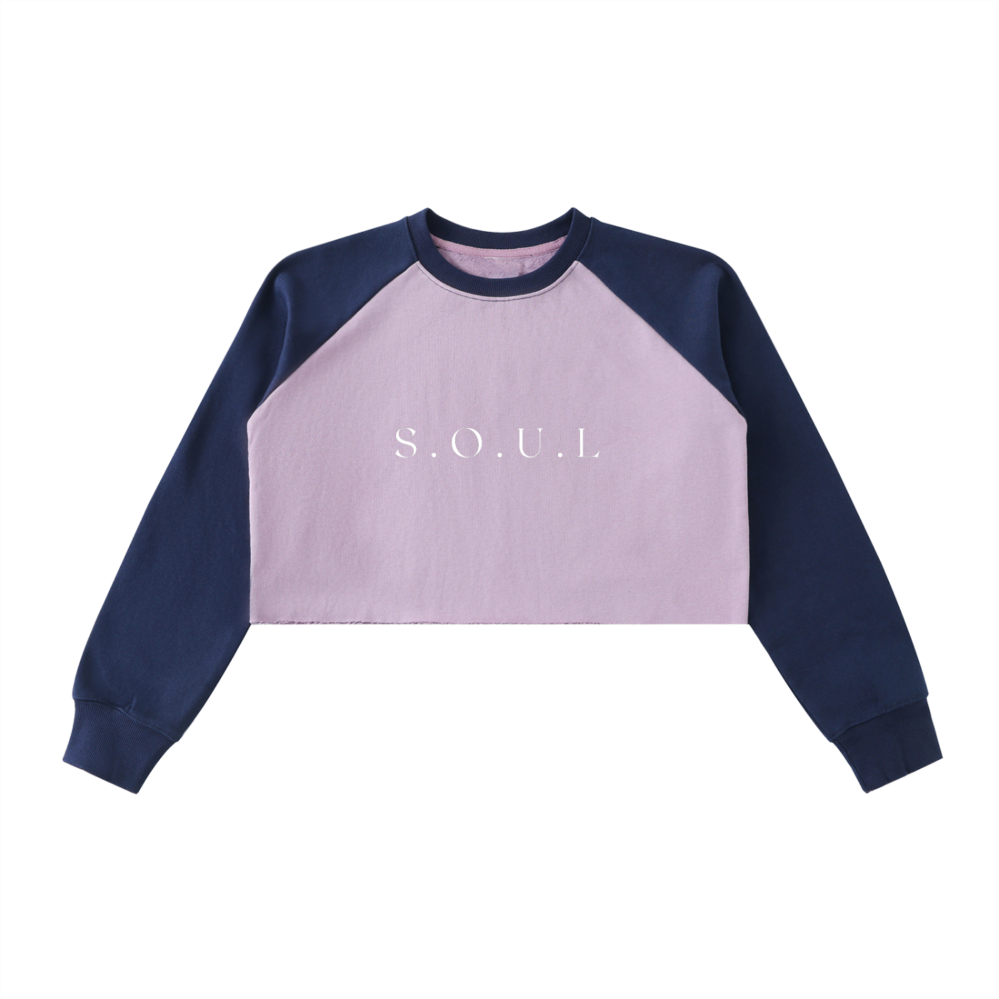 S.O.U.L Women's Raw-Hem Crop Sweatshirt