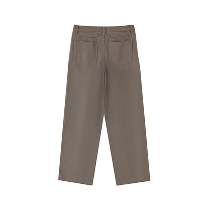 S.O.U.L Men's Heavyweight Cotton Straight-Leg Trousers