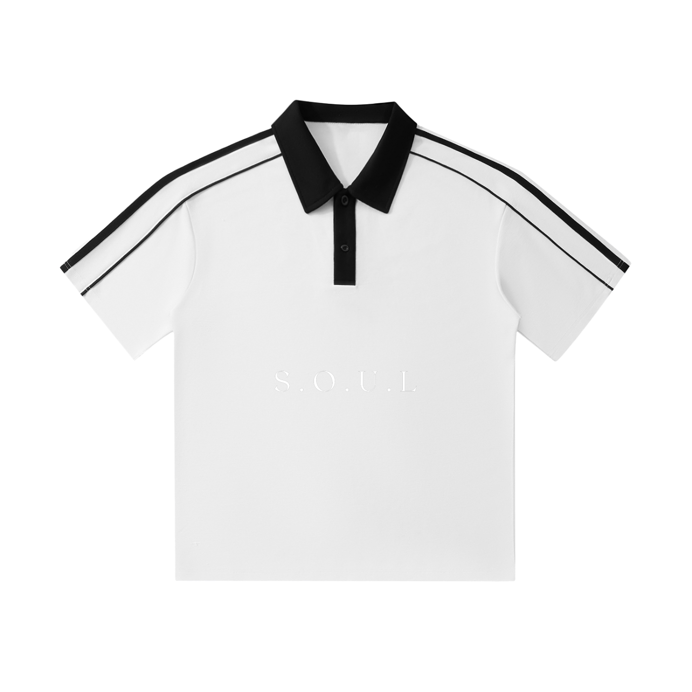 S.O.U.L Contrast Collar Short-Sleeve Polo Shirt