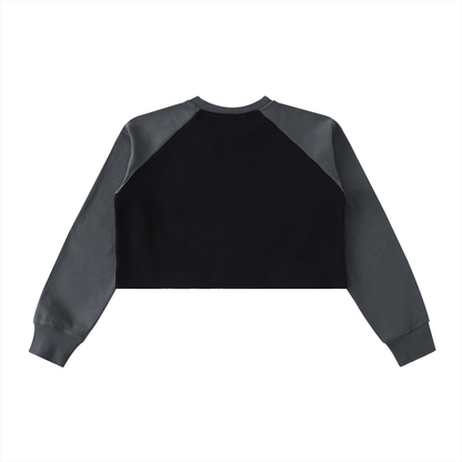 S.O.U.L Women's Raw-Hem Crop Sweatshirt