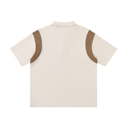 S.O.U.L Contrast Panel Cotton Polo Shirt