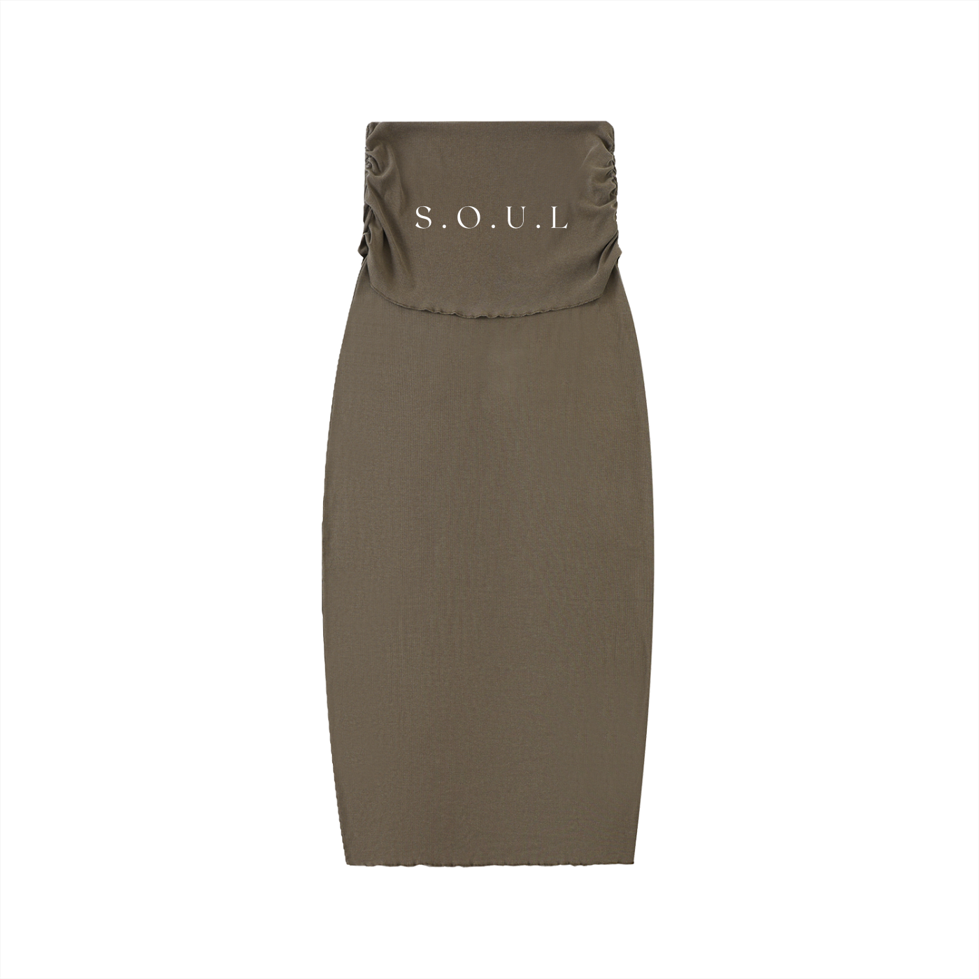 S.O.U.L Women's Dyed Slim Maxi Skirt