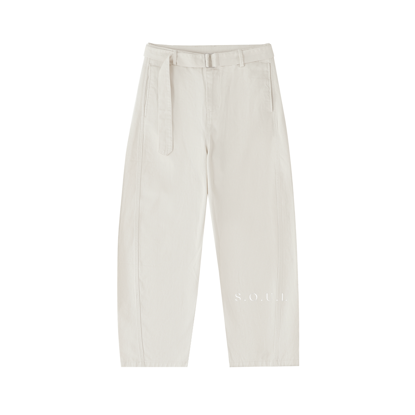 S.O.U.L Women's Cotton Belted Blade Pants