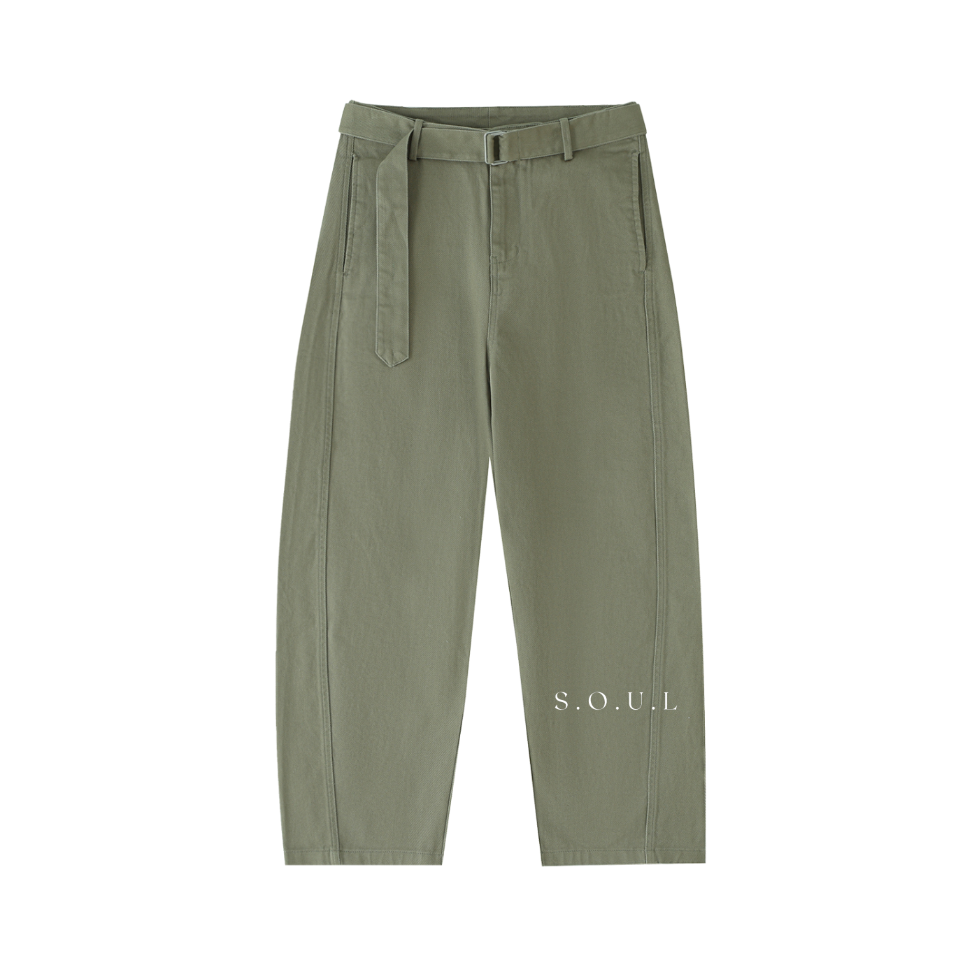 S.O.U.L Women's Cotton Belted Blade Pants