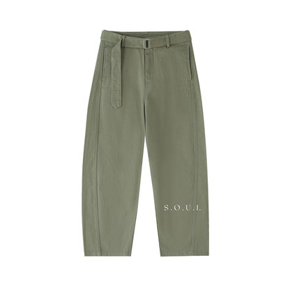 S.O.U.L Women's Cotton Belted Blade Pants