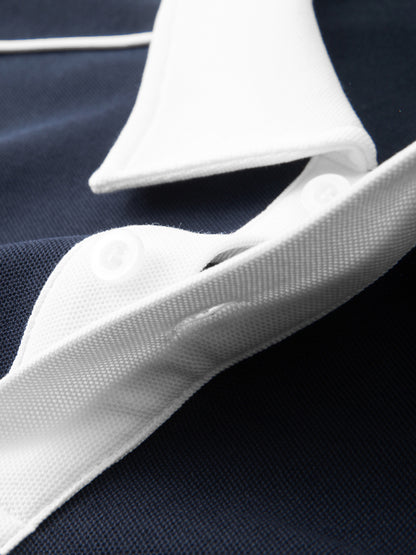 S.O.U.L Contrast Collar Short-Sleeve Polo Shirt