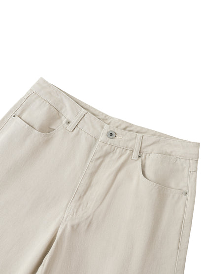 S.O.U.L Men's Heavyweight Cotton Straight-Leg Trousers