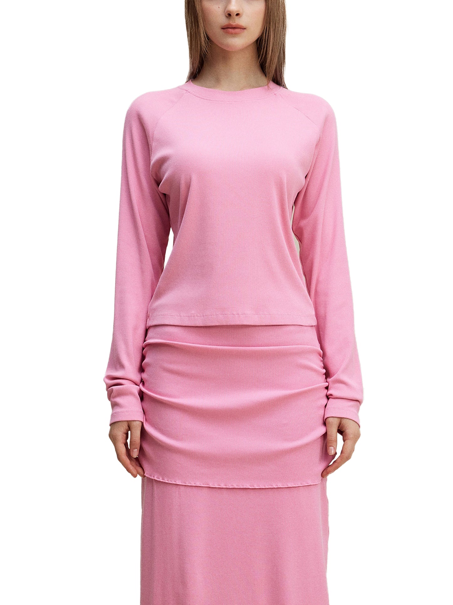 S.O.U.L Women's Dyed Washed Long Sleeve T